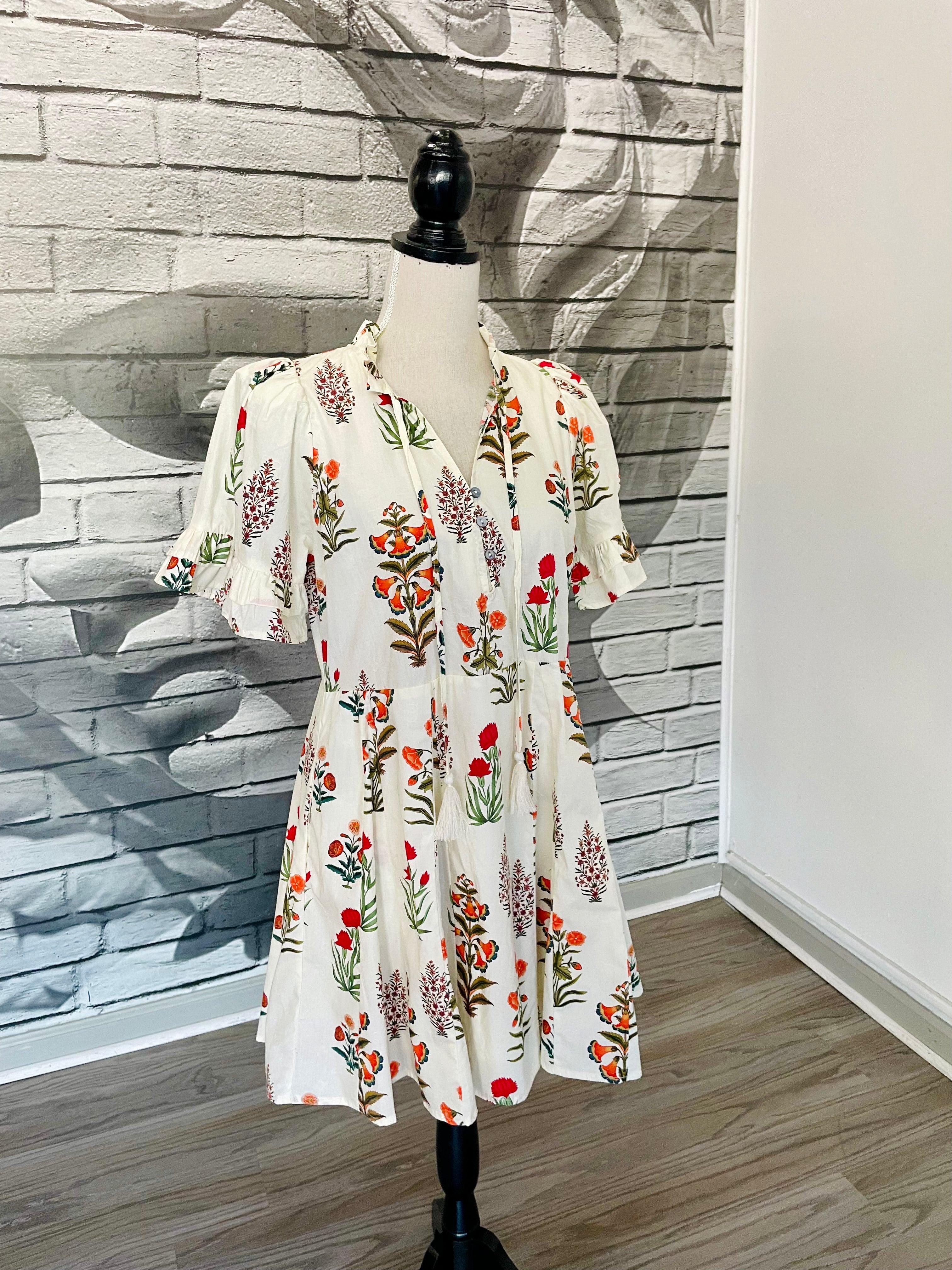Amelia Dress in Cream