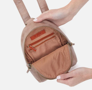 Fern Hobo Sling Bag in Buffed Leather Hazel