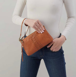 Darcy Hobo Crossbody in Harvest Wheat Washed Leather