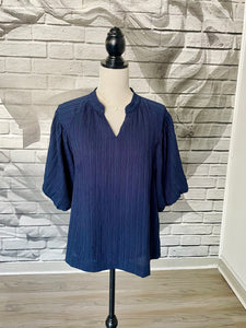 Miley Blouse in Navy