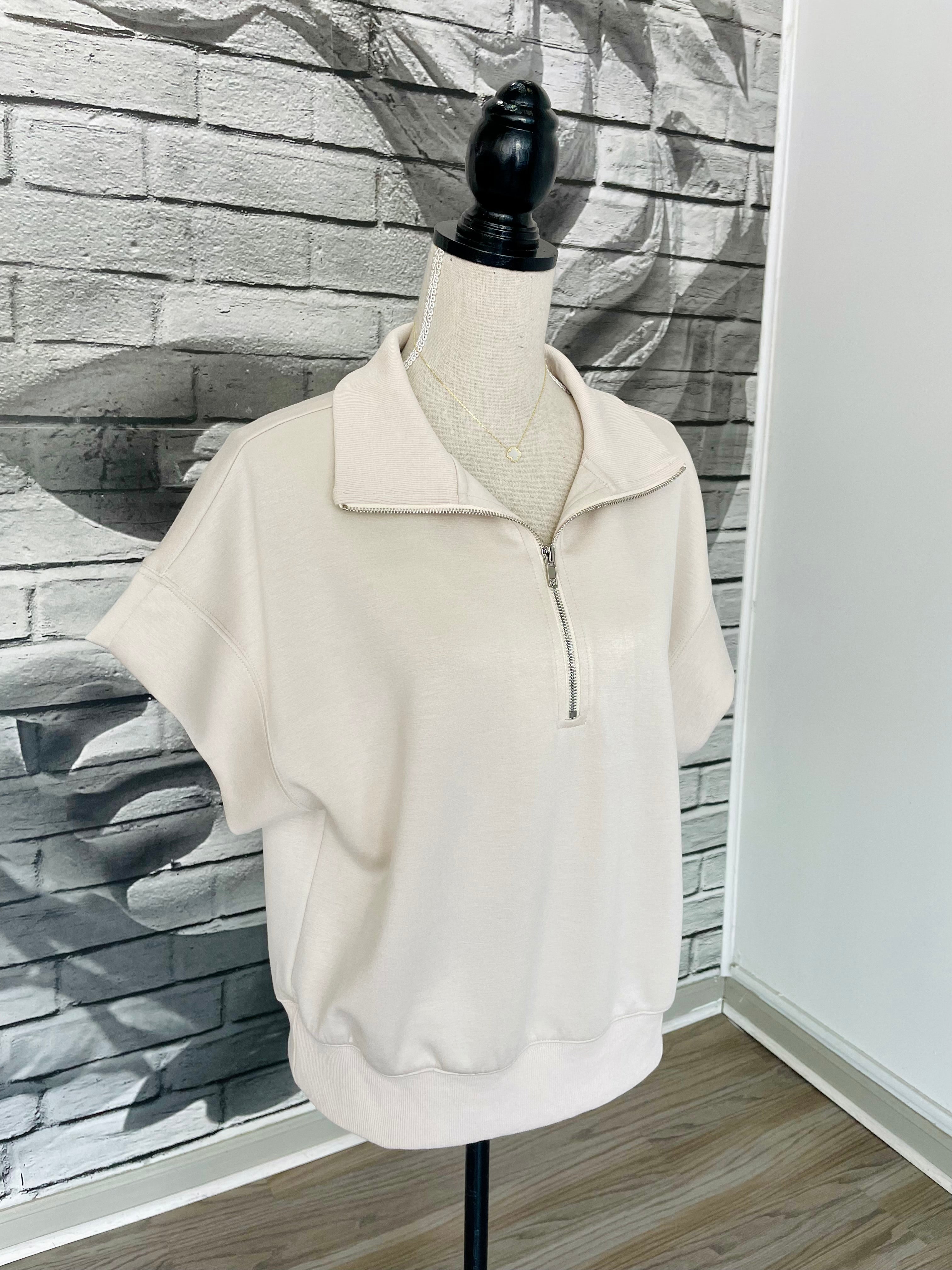 Sarah Zip Pull Over
