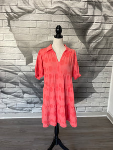 Amy Gauze Dress in Watermelon