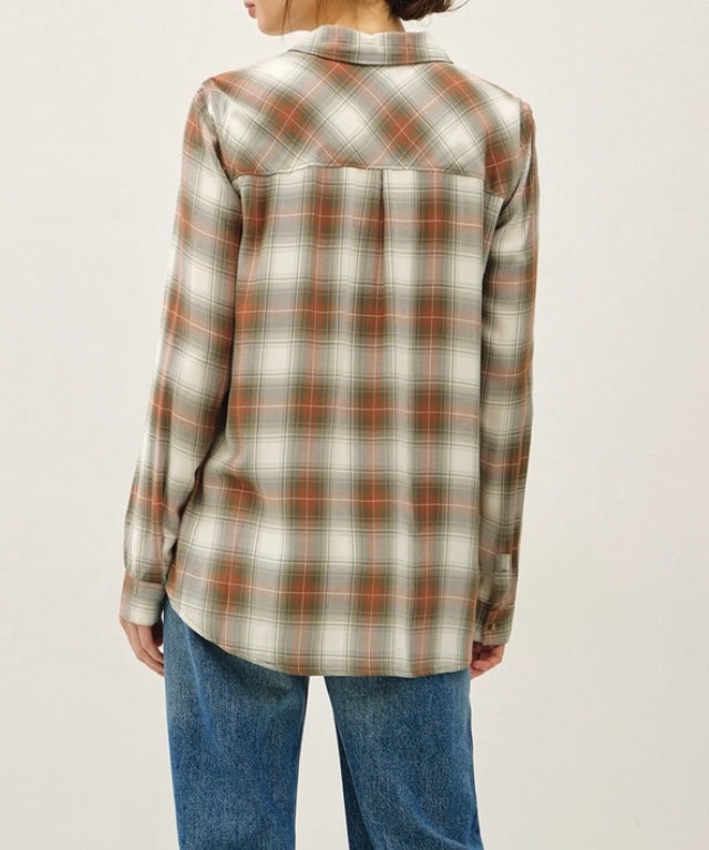 Taylor Plaid Blouse