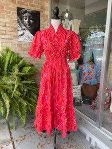 Anna Dress in Flame