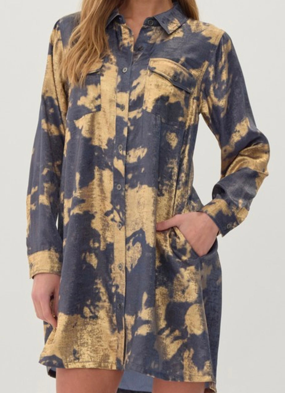 Hannah Shimmer Dress