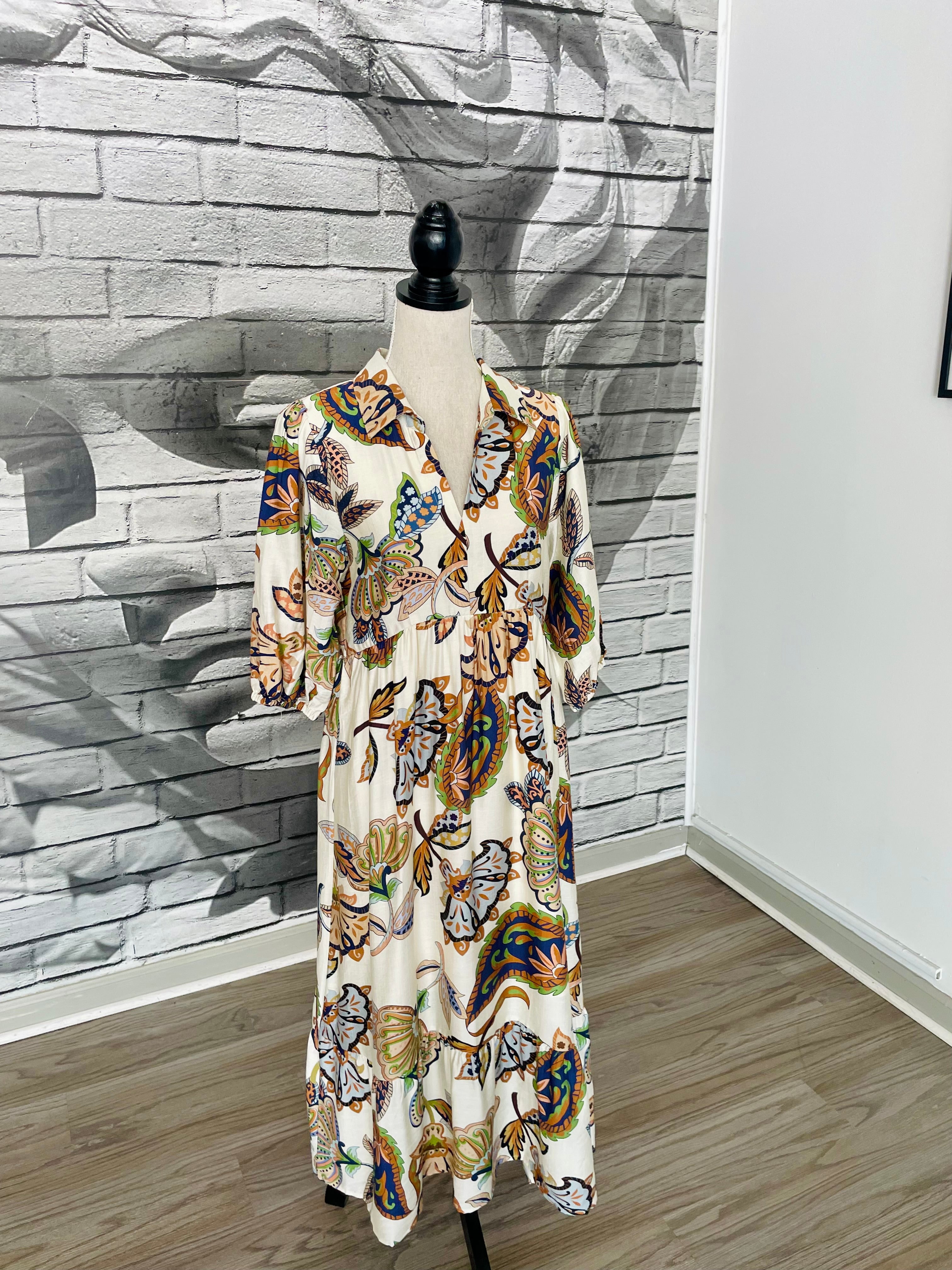 Gigianna Dress in Cream