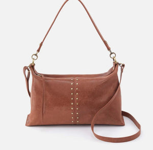 Avon Hobo Shoulder Bag in Burnished Saddle Buffed Leather