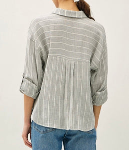 Lana Blouse in Charcoal
