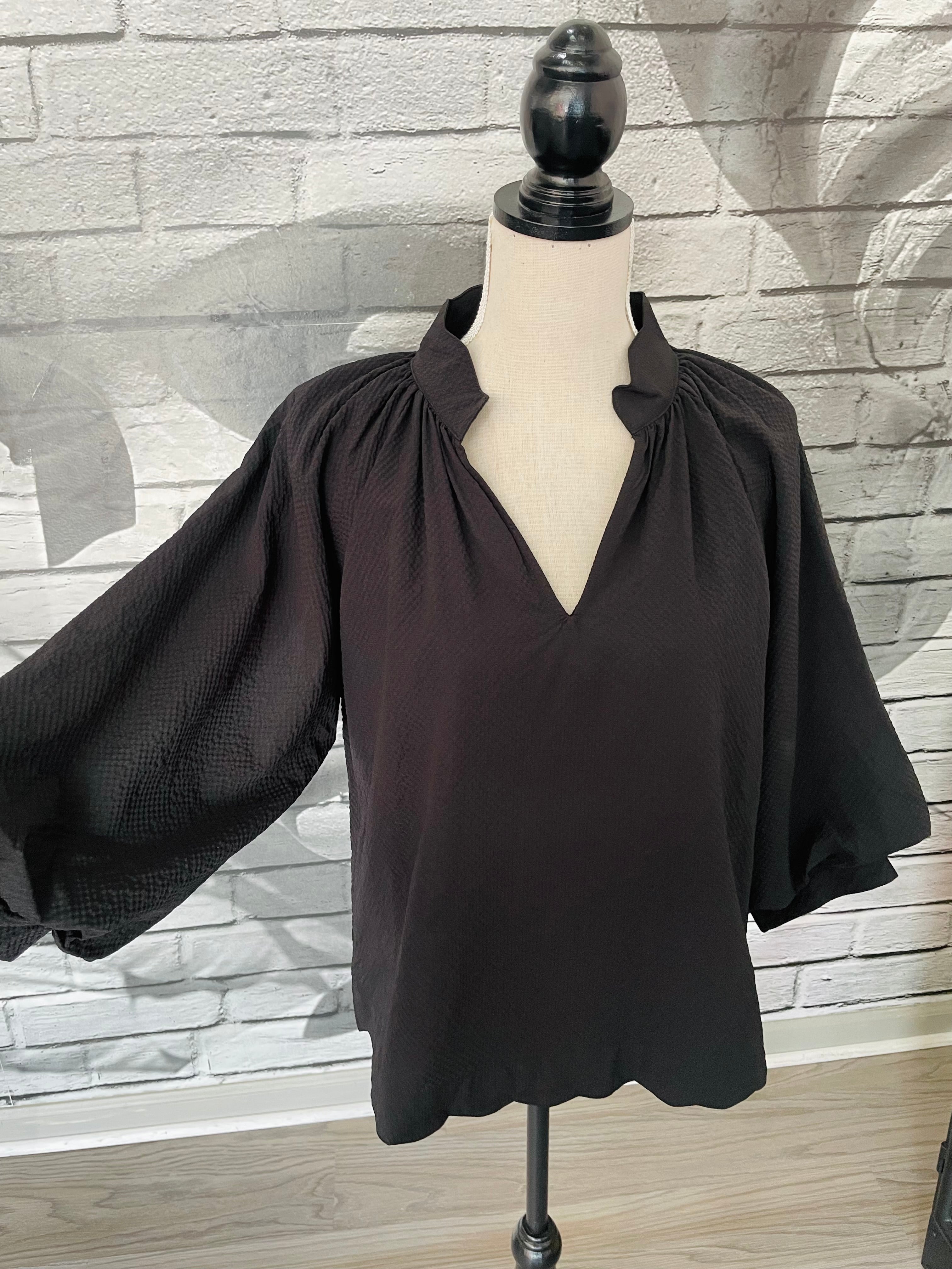 Hadley Blouse in Black