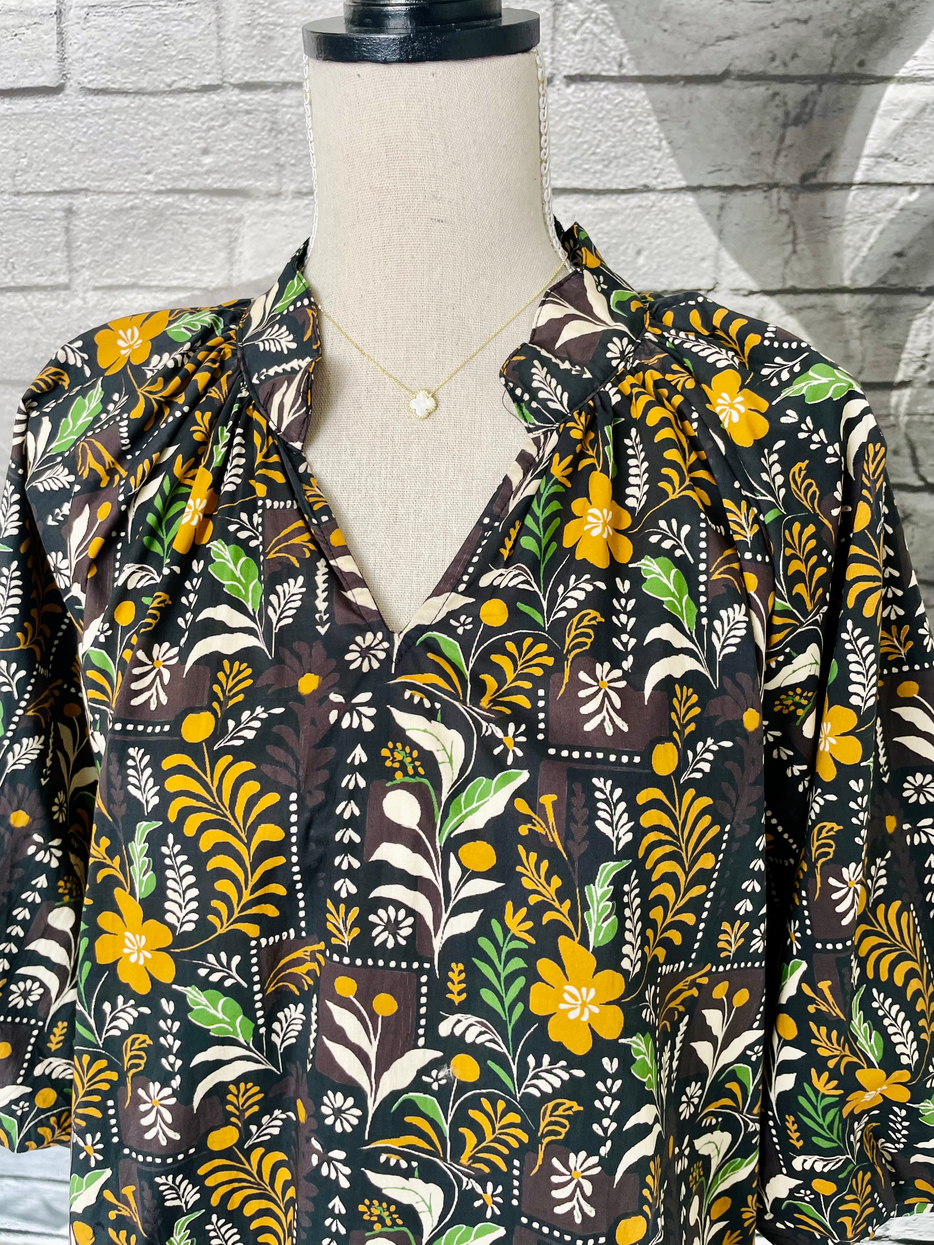 Jessica Blouse in Chocolate