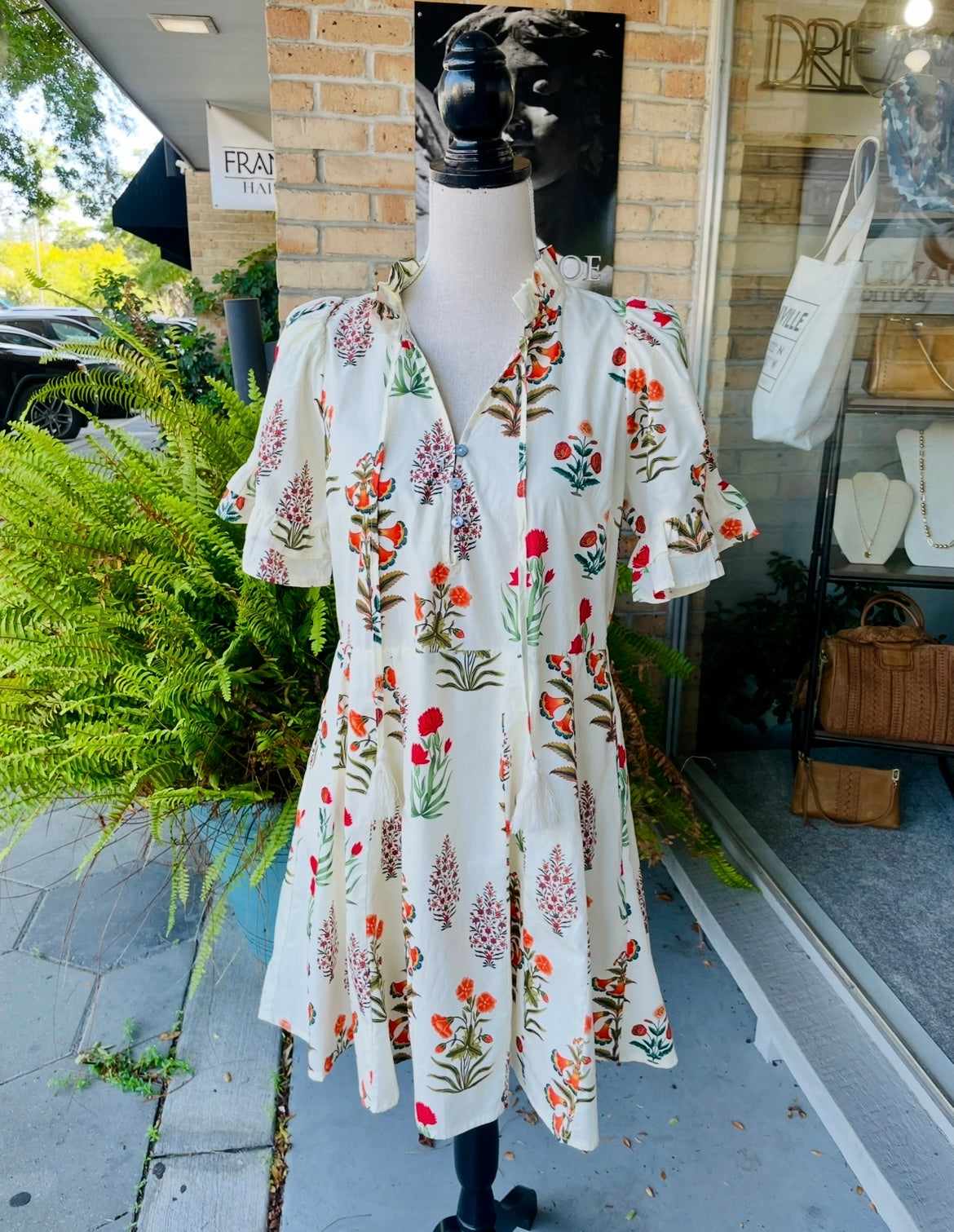 Amelia Dress in Cream