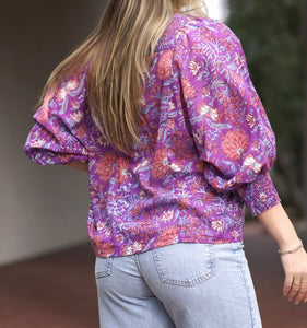 Rosemary Blouse in Purple