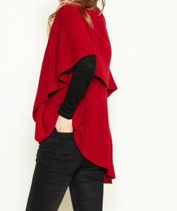 Veronica Vest in Red