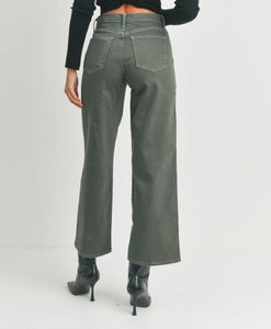 Seamed Utility Straight in Artichoke