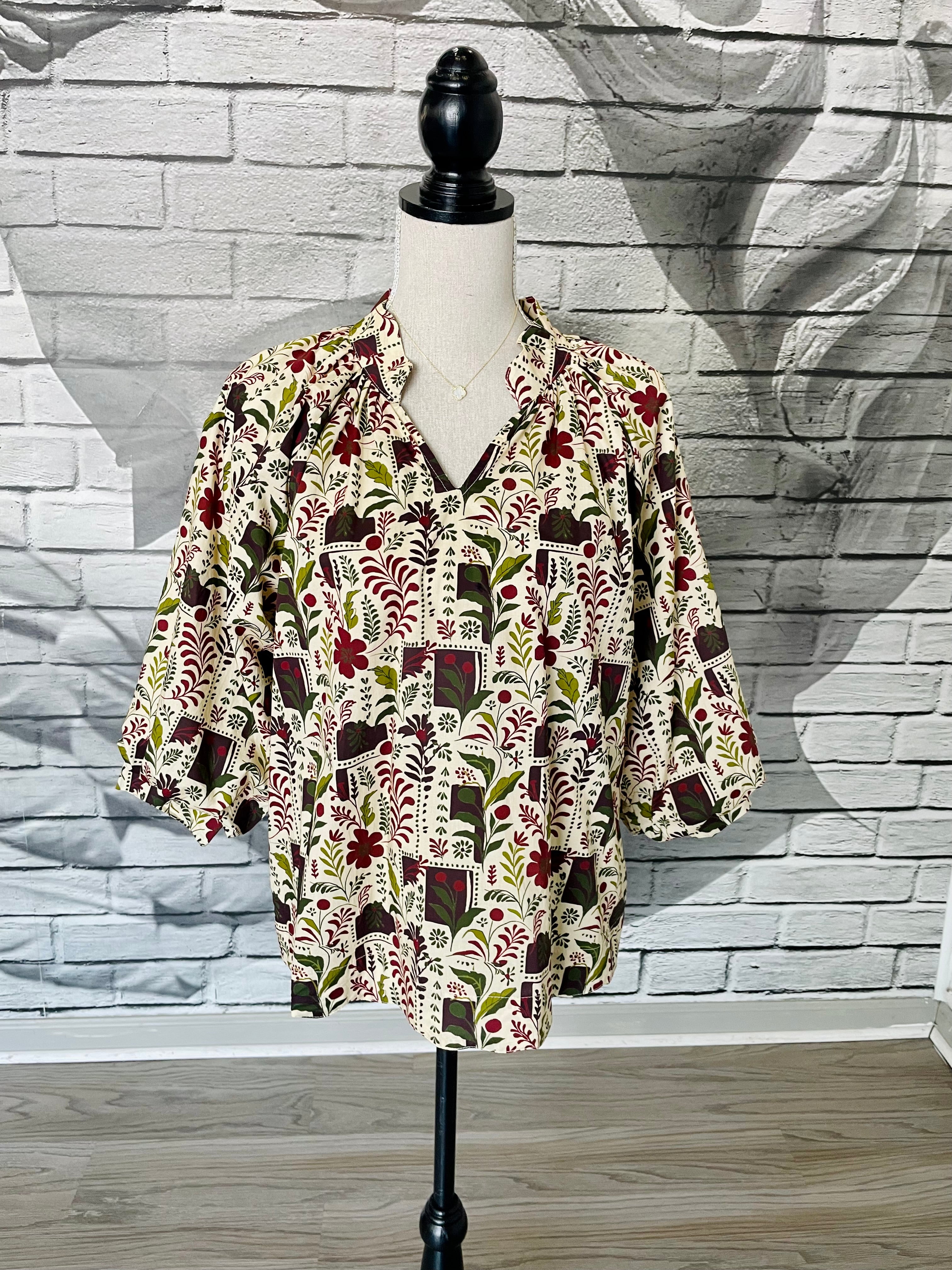 Jessica Blouse in Cream