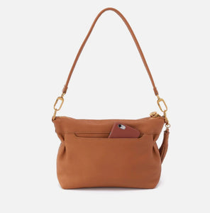 Kori Hobo Crossbody in Warm Honey Pebbled Leather