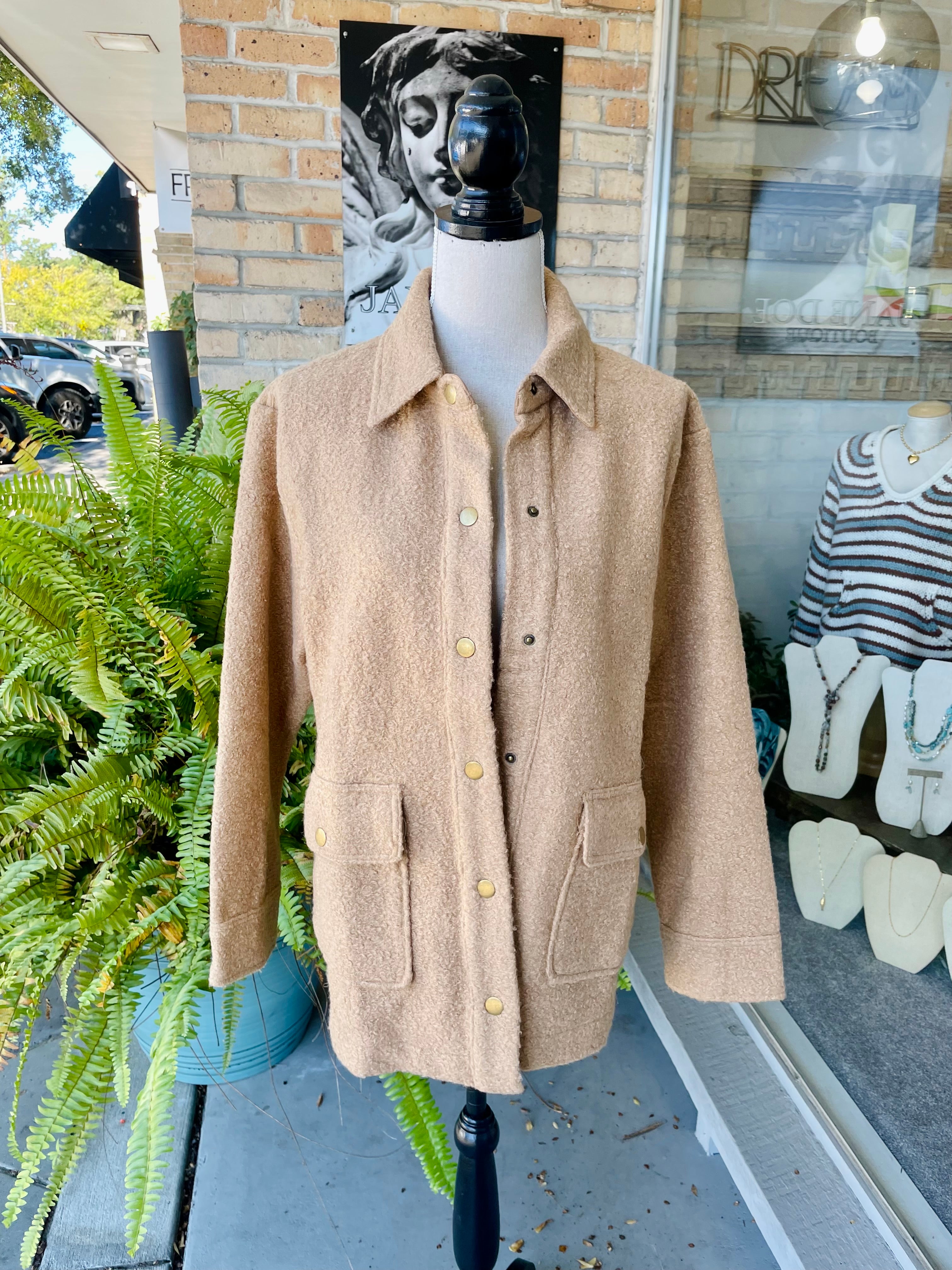 Fireside Jacket in Wheat