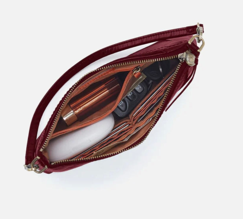 Darcy Hobo Convertible Crossbody in Sadleberry