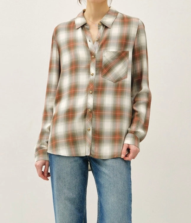 Taylor Plaid Blouse