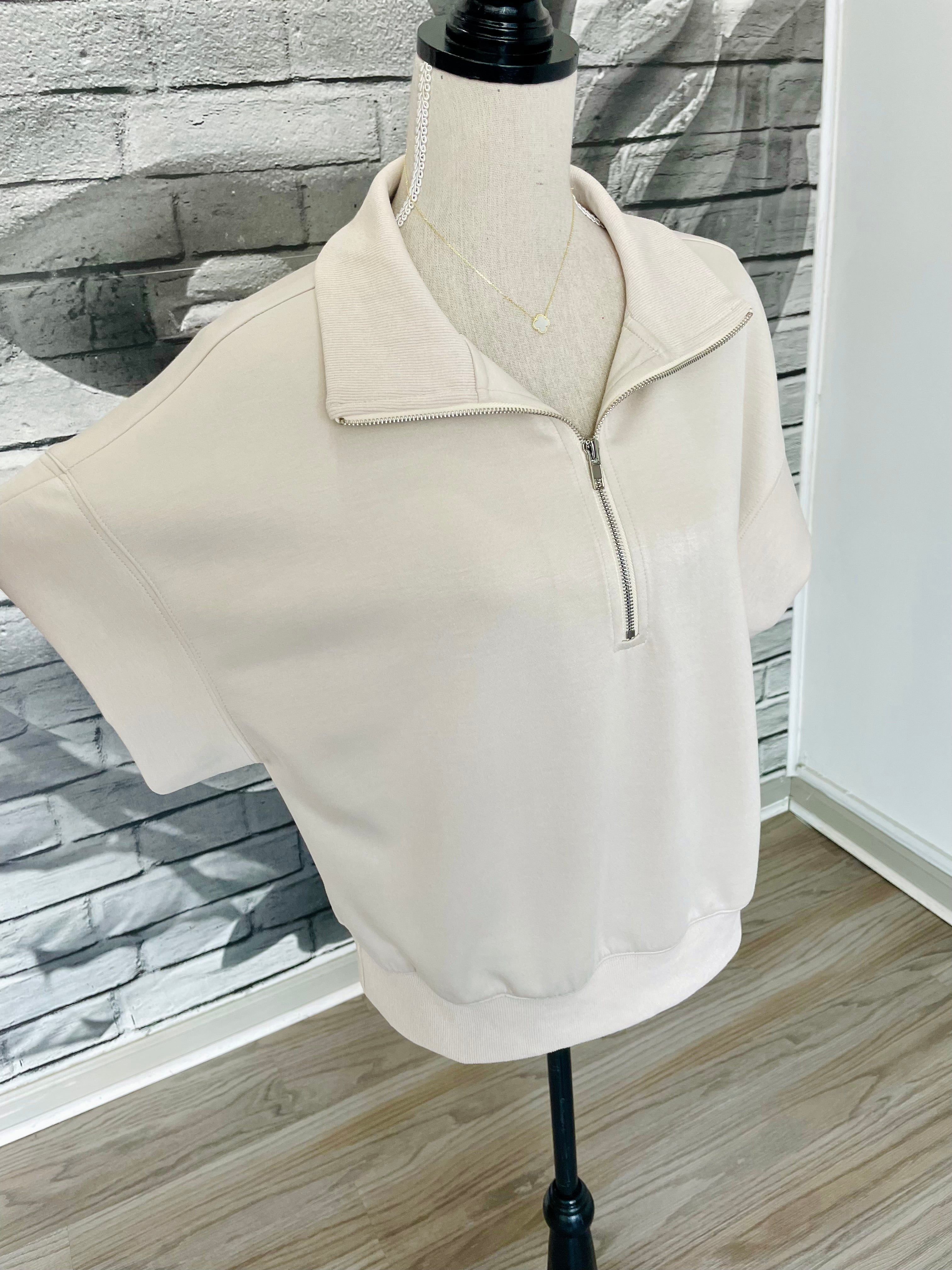 Sarah Zip Pull Over