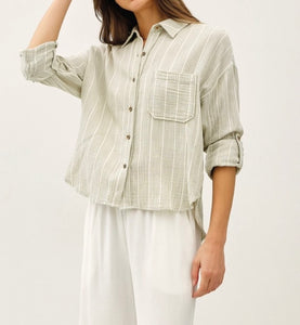 Lana Blouse in Sage
