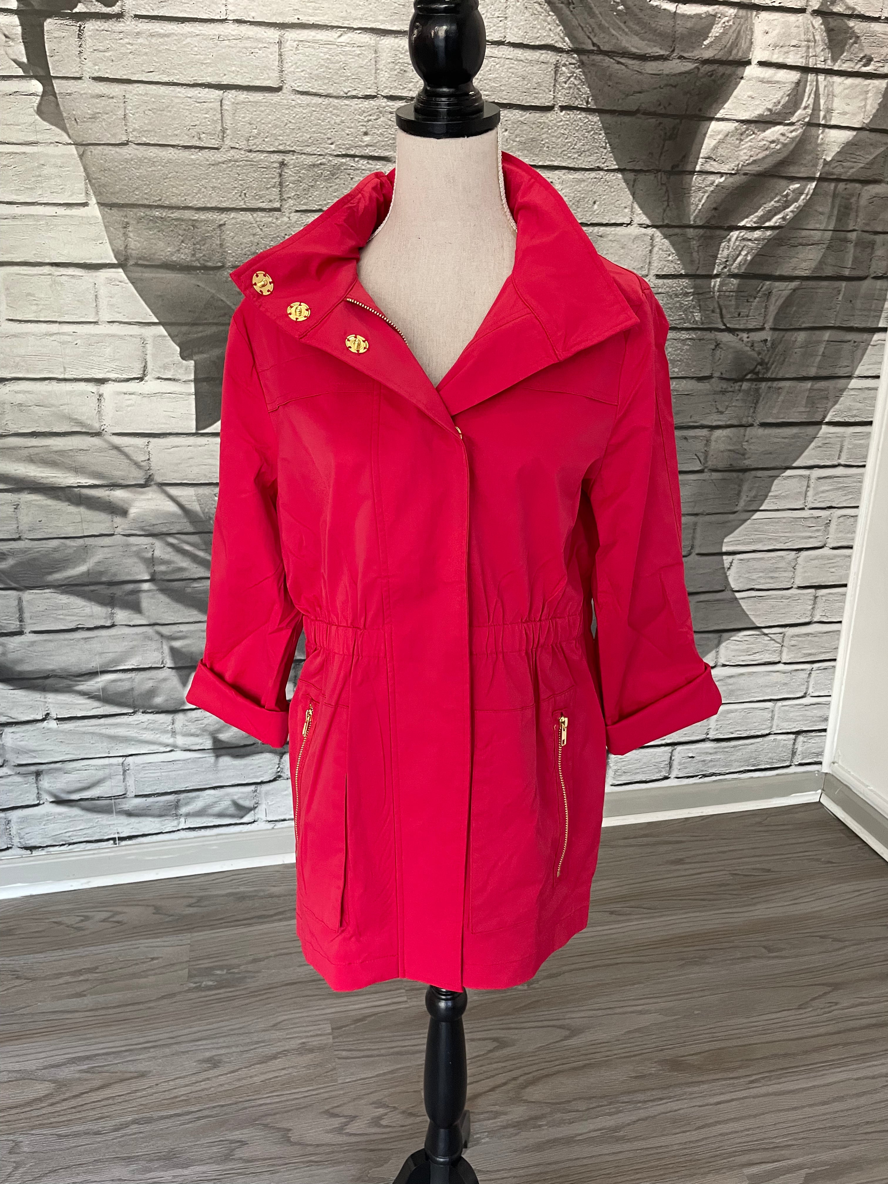 Emma Raincoat in Red