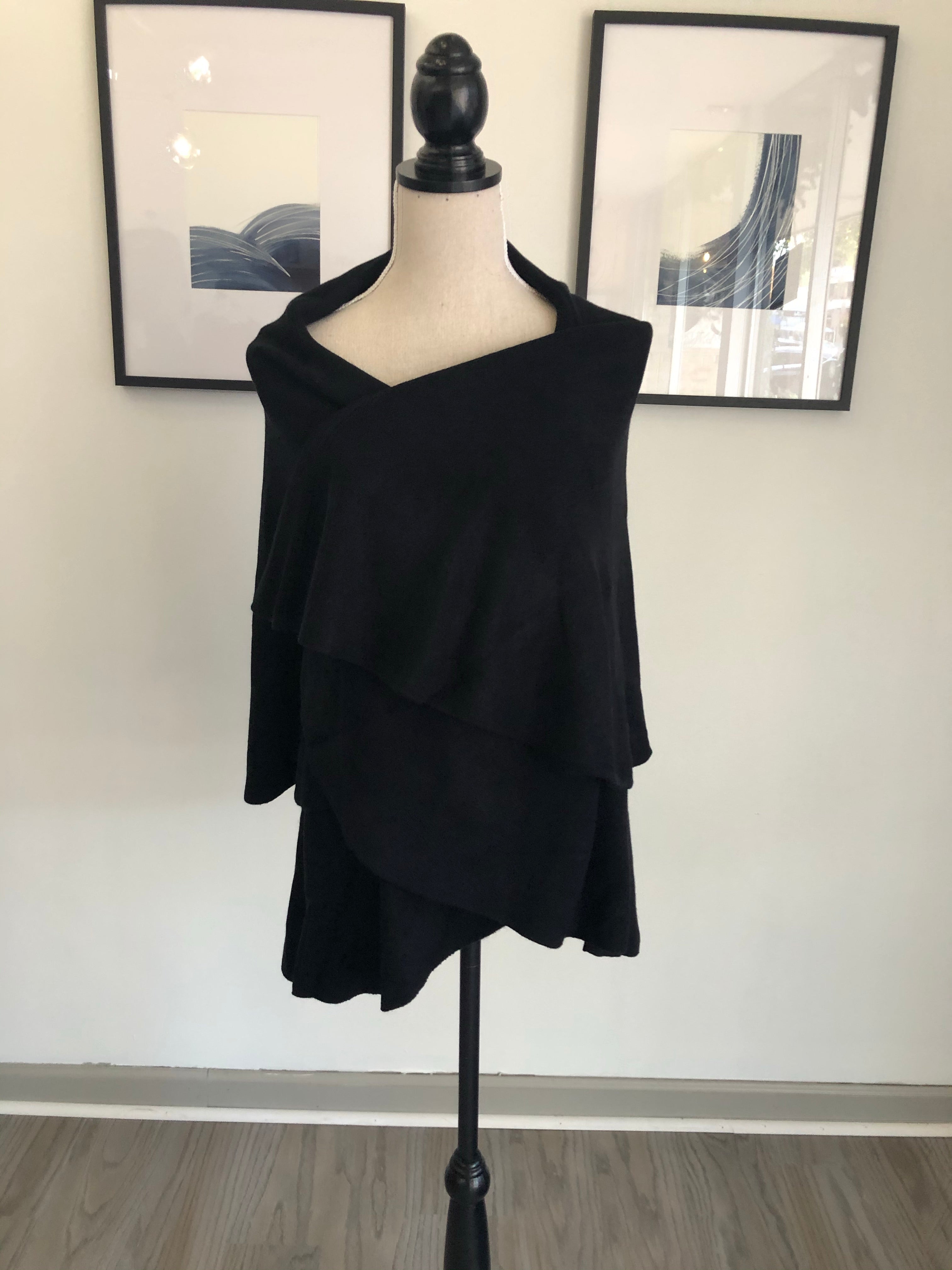 Veronica Vest in Black