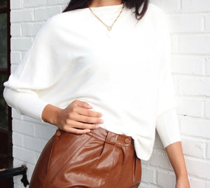 Essential Sweater in Ivory