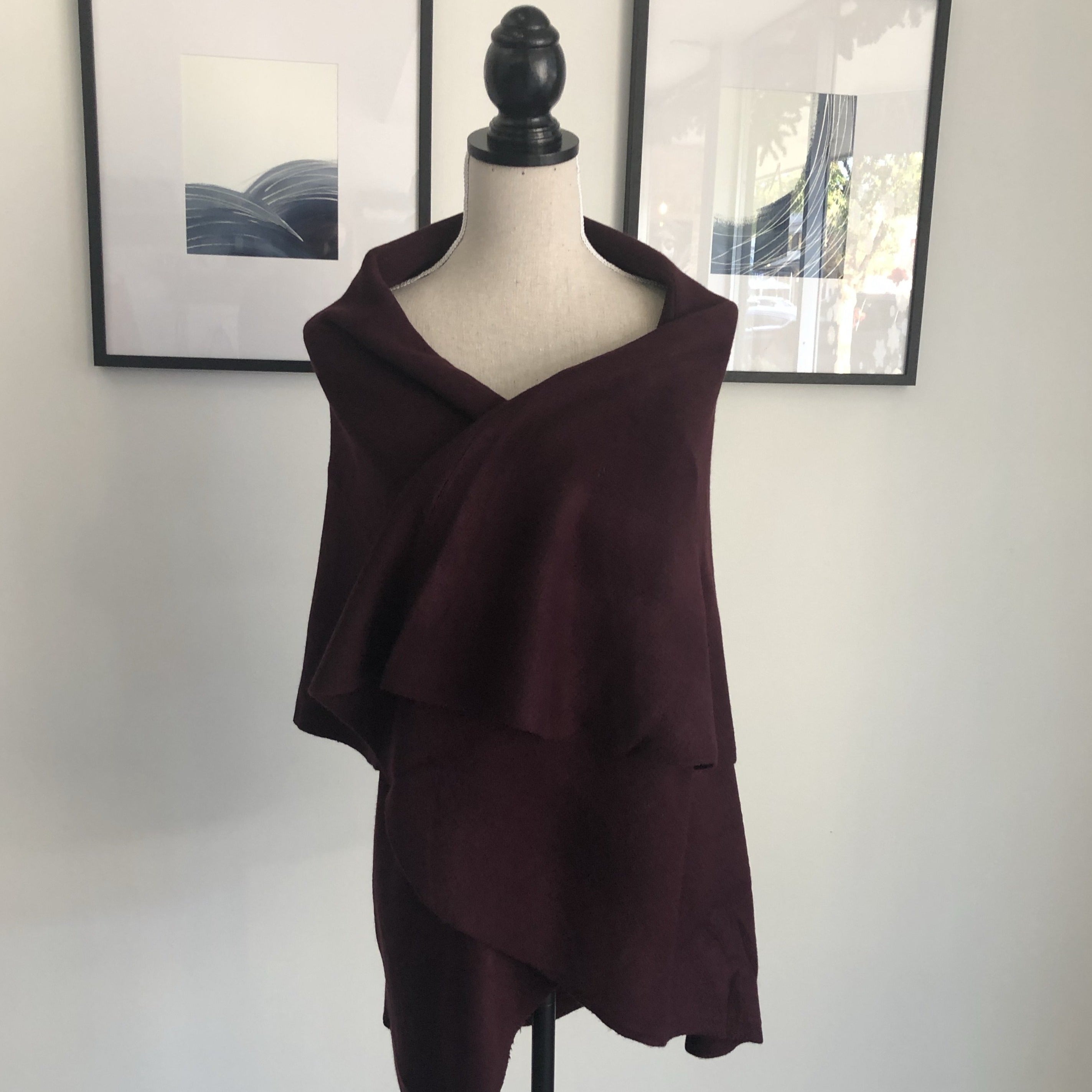 Veronica Vest in Wine