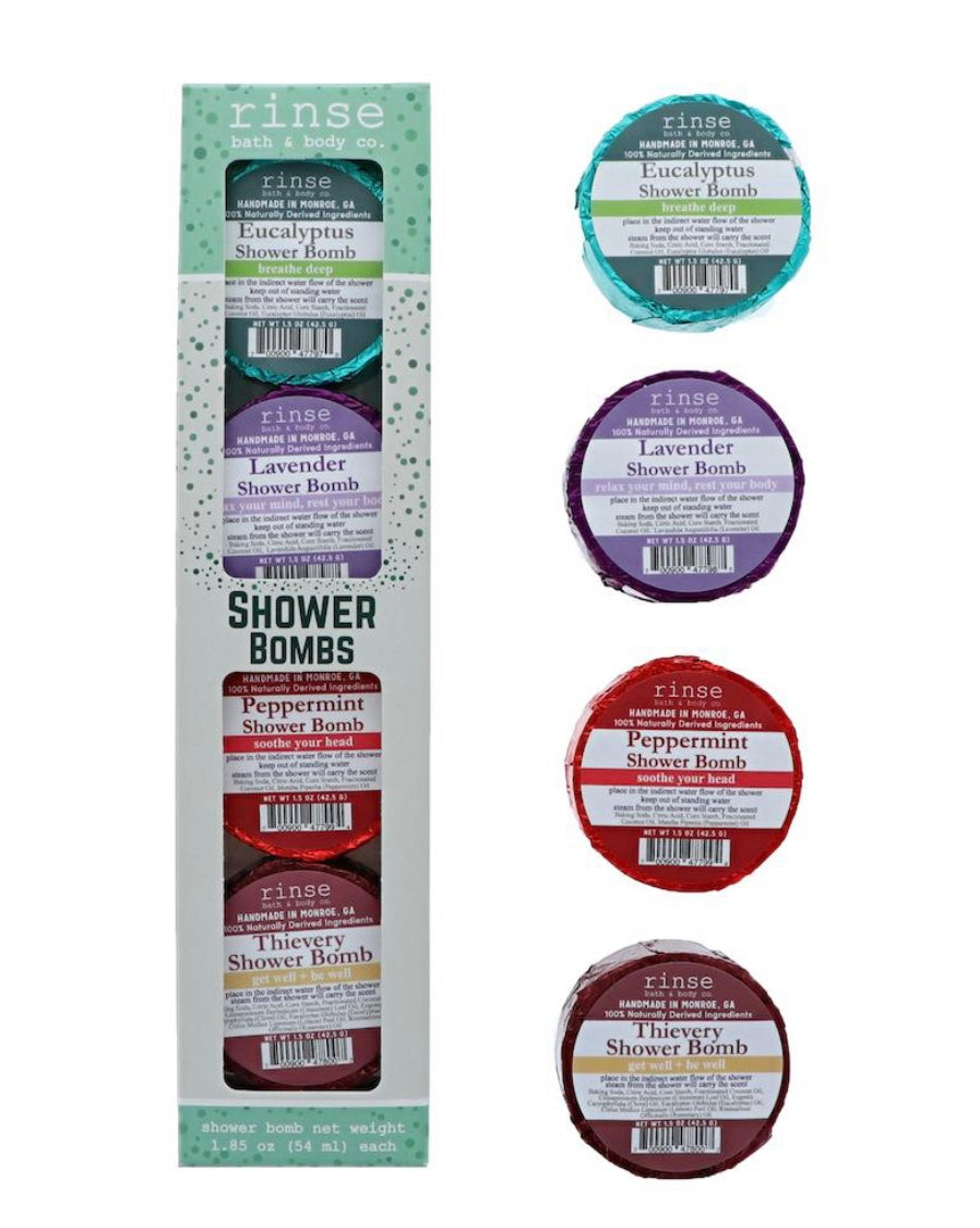 Shower Bombs 4 Pack