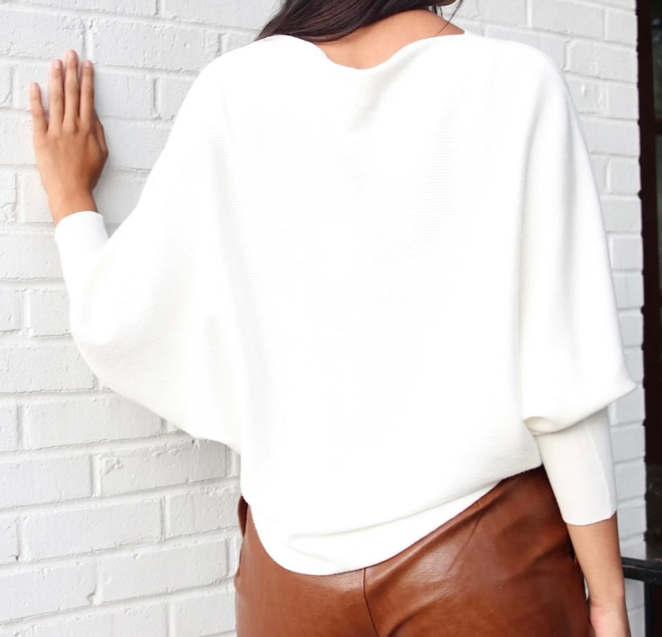 Essential Sweater in Ivory