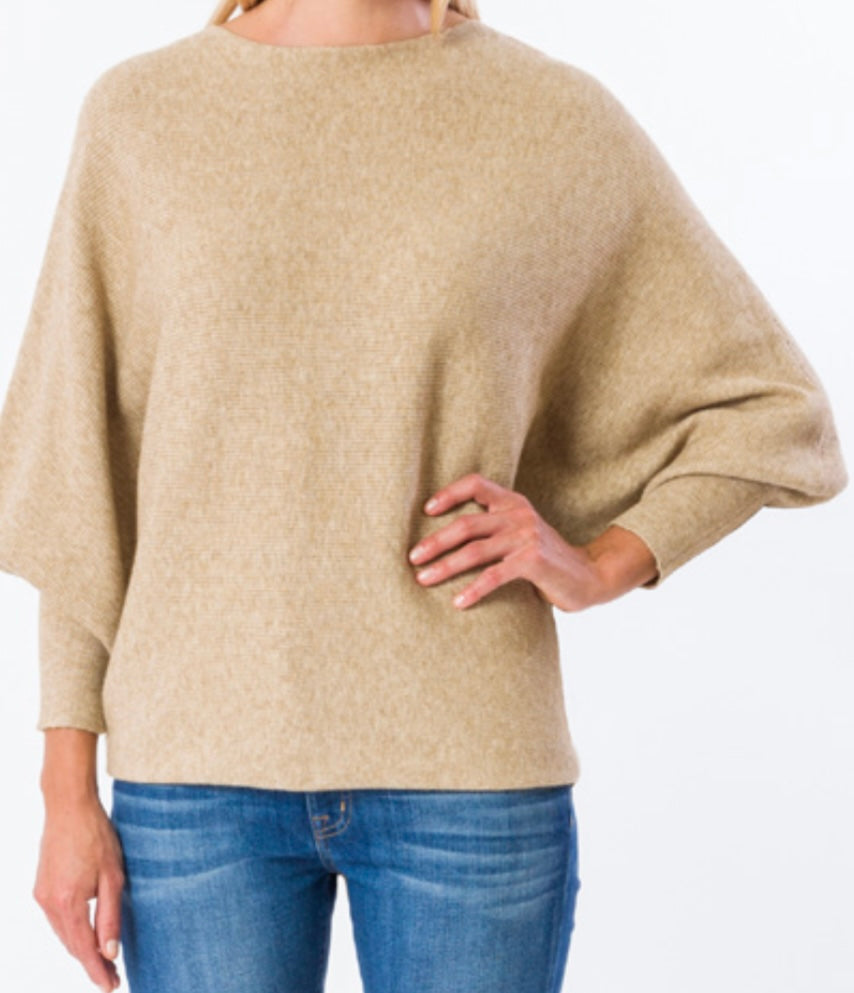 Essential Sweater in Light Camel