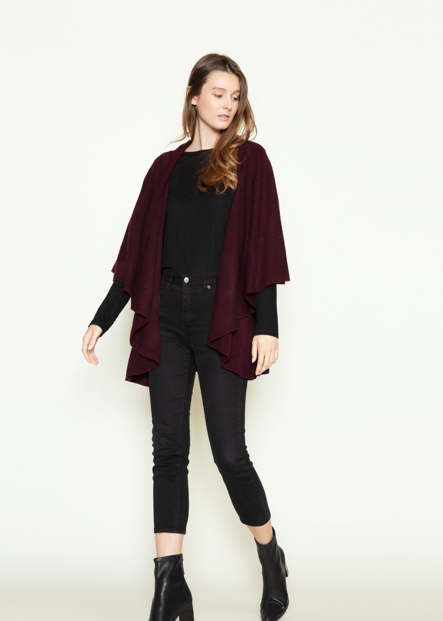 Veronica Vest in Wine