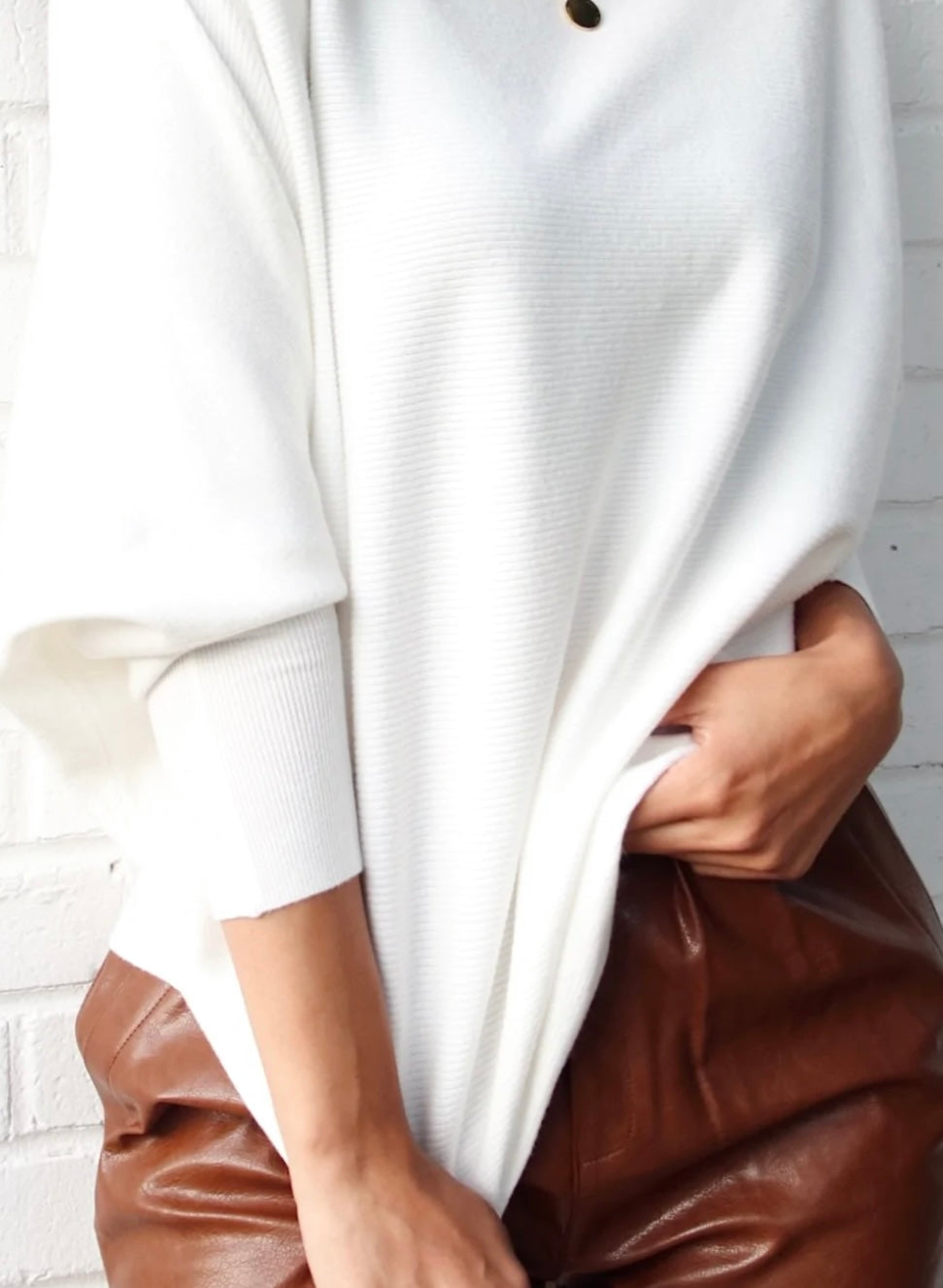 Essential Sweater in Ivory