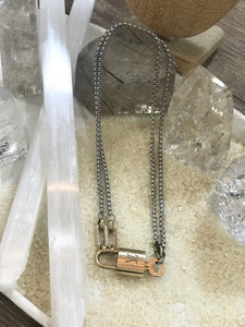 Louis Vuitton Lock & Key Necklace