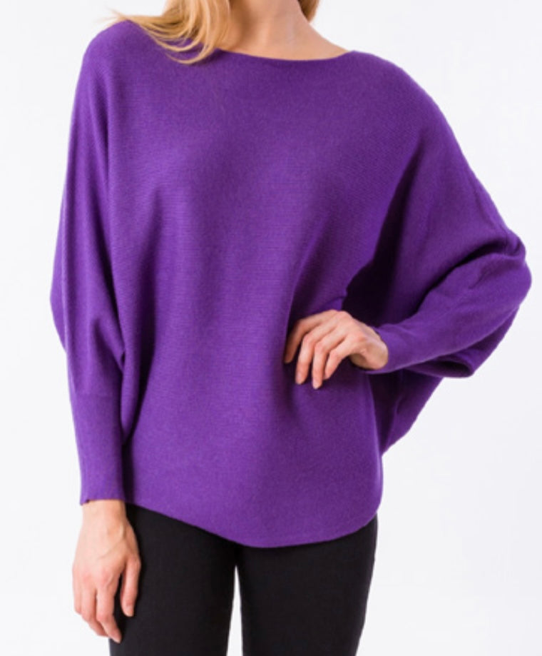 Essential Sweater in Purple